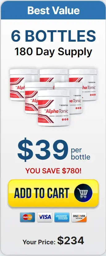 alpha tonic - 6 Bottles